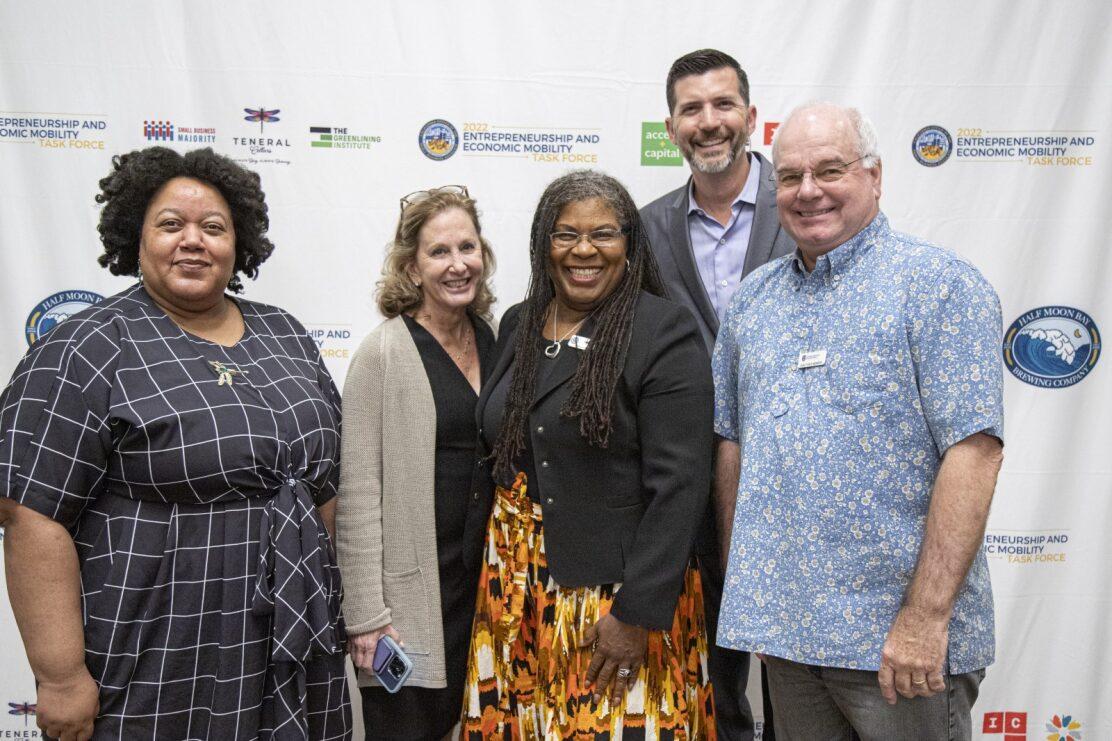 group with Tara Lynn Gray and Lenny Mendonca